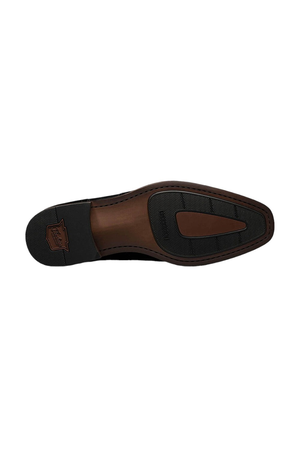 The Florsheim Sorrento Plain Toe Single Monk Strap features a rich leather upper with an elegant buckle and a sleek silhouette. The convenience of a slip on is further enhanced by the comfort of its fully cushioned leather covered footbed and soft leather linings.
