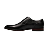 The Florsheim Sorrento Plain Toe Single Monk Strap features a rich leather upper with an elegant buckle and a sleek silhouette. The convenience of a slip on is further enhanced by the comfort of its fully cushioned leather covered footbed and soft leather linings.