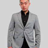 Sporty enough to wear with a t-shirt or knit, and dressy enough to wear with a woven shirt; this blazer breaks the mold of a traditional black jacket.