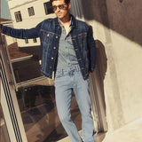 34 Heritage Courage Bleached Urban Straight Leg Jean