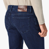 Elevate any occasion in this pair of sleek, dark-wash jeans cut from denim with a luxe look and feel. Made for movement with a higher proportion of elastane, this pair still maintains the texture of an authentic jean. A modern straight leg feels just roomy enough while flattering from every angle.