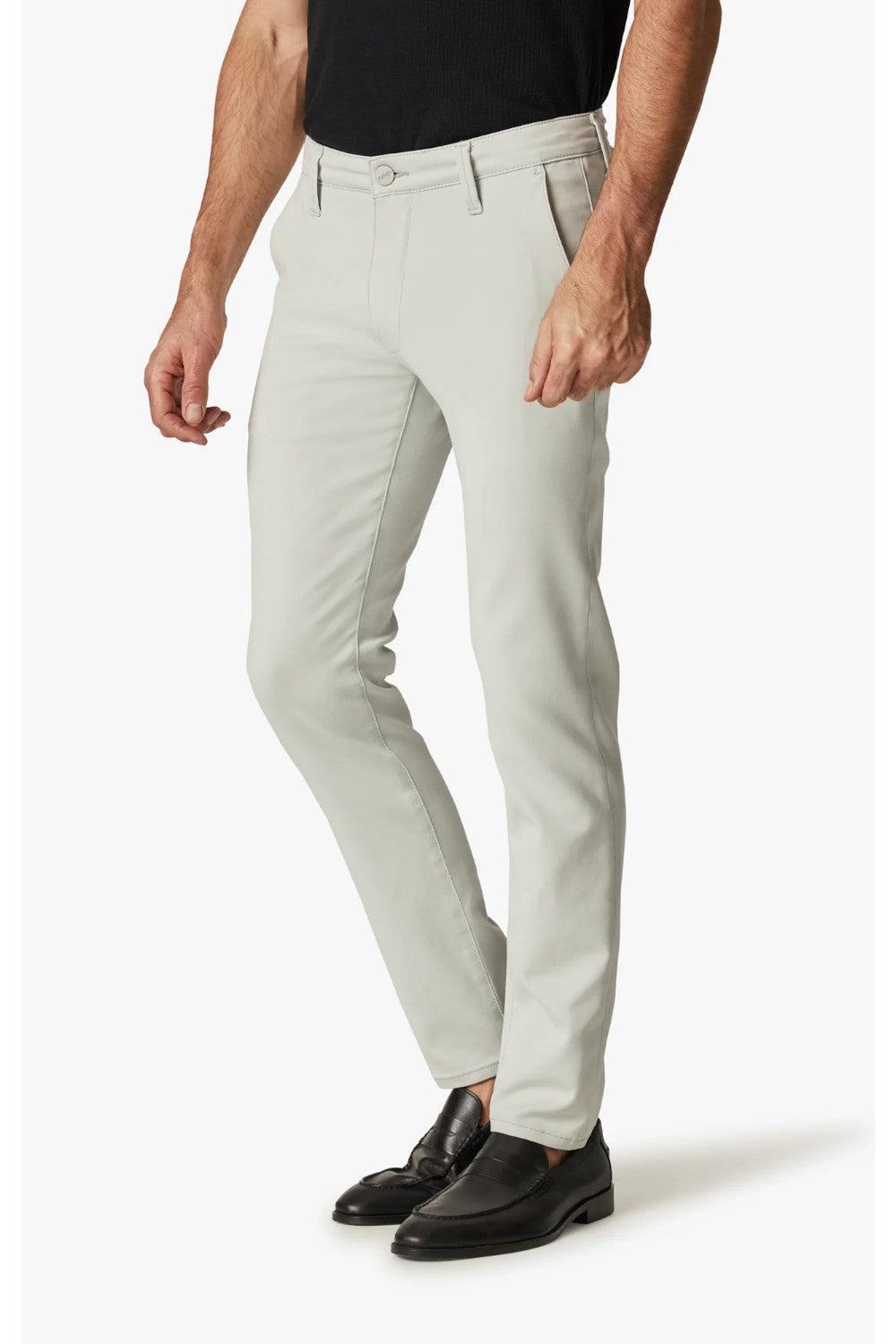 Designed For Comfort These timeless, slim trousers are made from a breathable and stretchy performance fabrication that’s as easy to lounge in as it is to wear for a night out. Finished in a contemporary neutral hue and carefully tailored to flatter every silhouette, this is an elevated closet staple that’s perfect for the man seeking a versatile pant for any occasion in life.