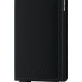 Its slim profile makes the Slimwallet fit perfectly into every pocket. The open exterior is cut extra wide to hold cards, banknotes and receipts. The Cardprotector mechanism allows you to slide out cards with one simple motion, while the aluminium protects your cards from bending, breaking and unwanted wireless communication.