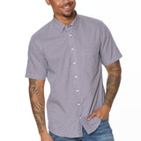 This Leo Chevalier Men's Short Sleeve is crafted from 100% cotton which provides excellent breathability and is non-iron for easy maintenance. The hidden button down collar and tall fit provide a tailored look for any occasion.
