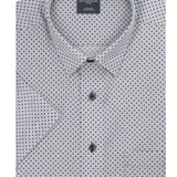 This Leo Chevalier Men's Short Sleeve is crafted from 100% cotton which provides excellent breathability and is non-iron for easy maintenance. The hidden button down collar and tall fit provide a tailored look for any occasion.