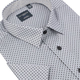 This Leo Chevalier Men's Short Sleeve is crafted from 100% cotton which provides excellent breathability and is non-iron for easy maintenance. The hidden button down collar and tall fit provide a tailored look for any occasion.