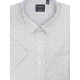 This Leo Chevalier Men's Short Sleeve is crafted from 100% cotton which provides excellent breathability and is non-iron for easy maintenance. The hidden button down collar and tall fit provide a tailored look for any occasion.