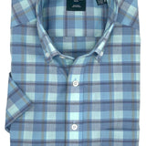 This Leo Chevalier Men's Short Sleeve is crafted from 100% cotton which provides excellent breathability and is non-iron for easy maintenance. The hidden button down collar and tall fit provide a tailored look for any occasion.
