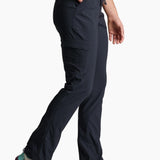 Featuring premium stretch and endless rebound, the lightweight TREKR Straight Pant delivers superior flexibility with a fit that never bags out. The pull-on waistband and external drawcord let you customize your fit while hidden snaps on thigh pockets secure essentials.
