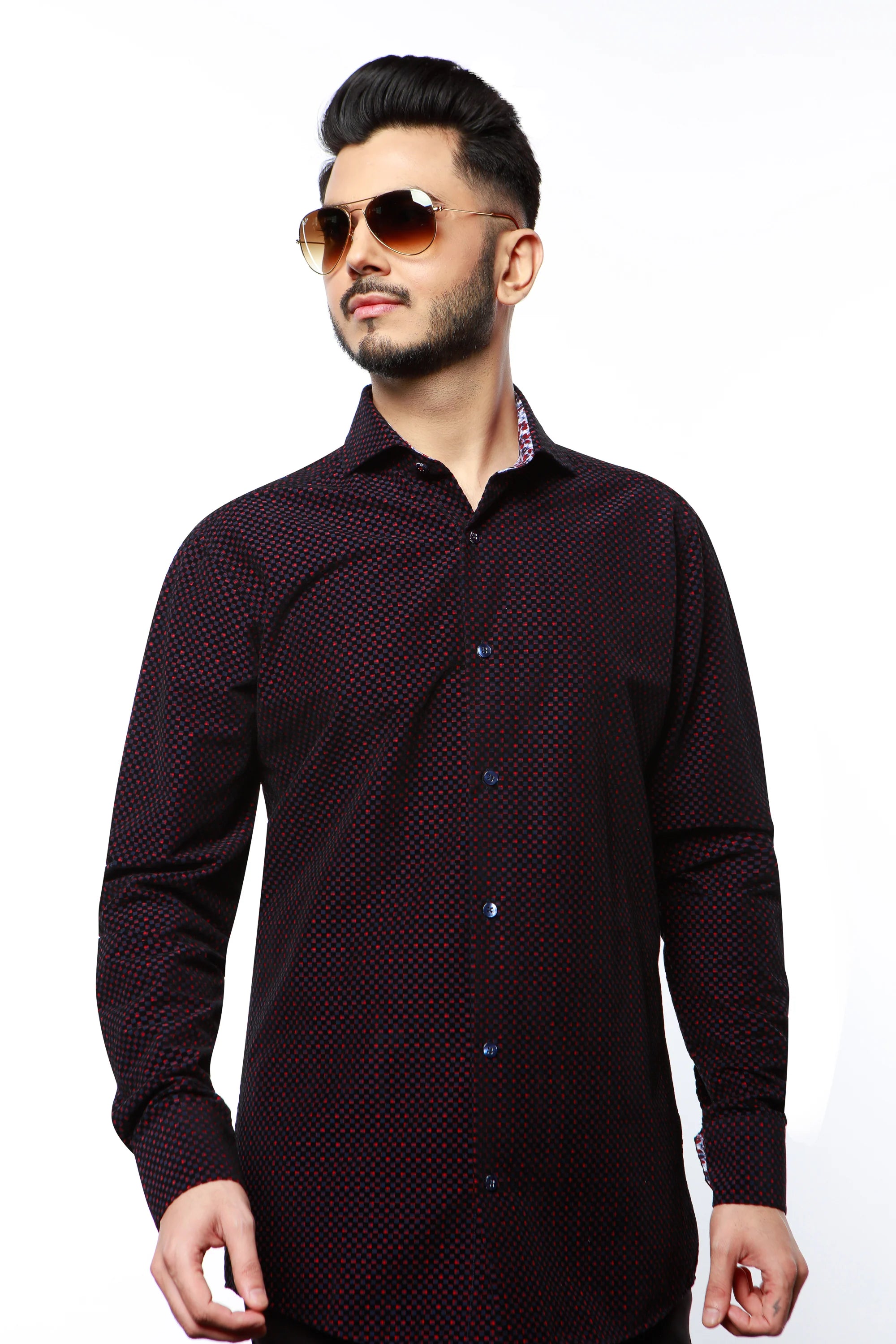 Crafted using premium fabrics, our contemporary fit sport shirts are designed for the discerning gentleman.