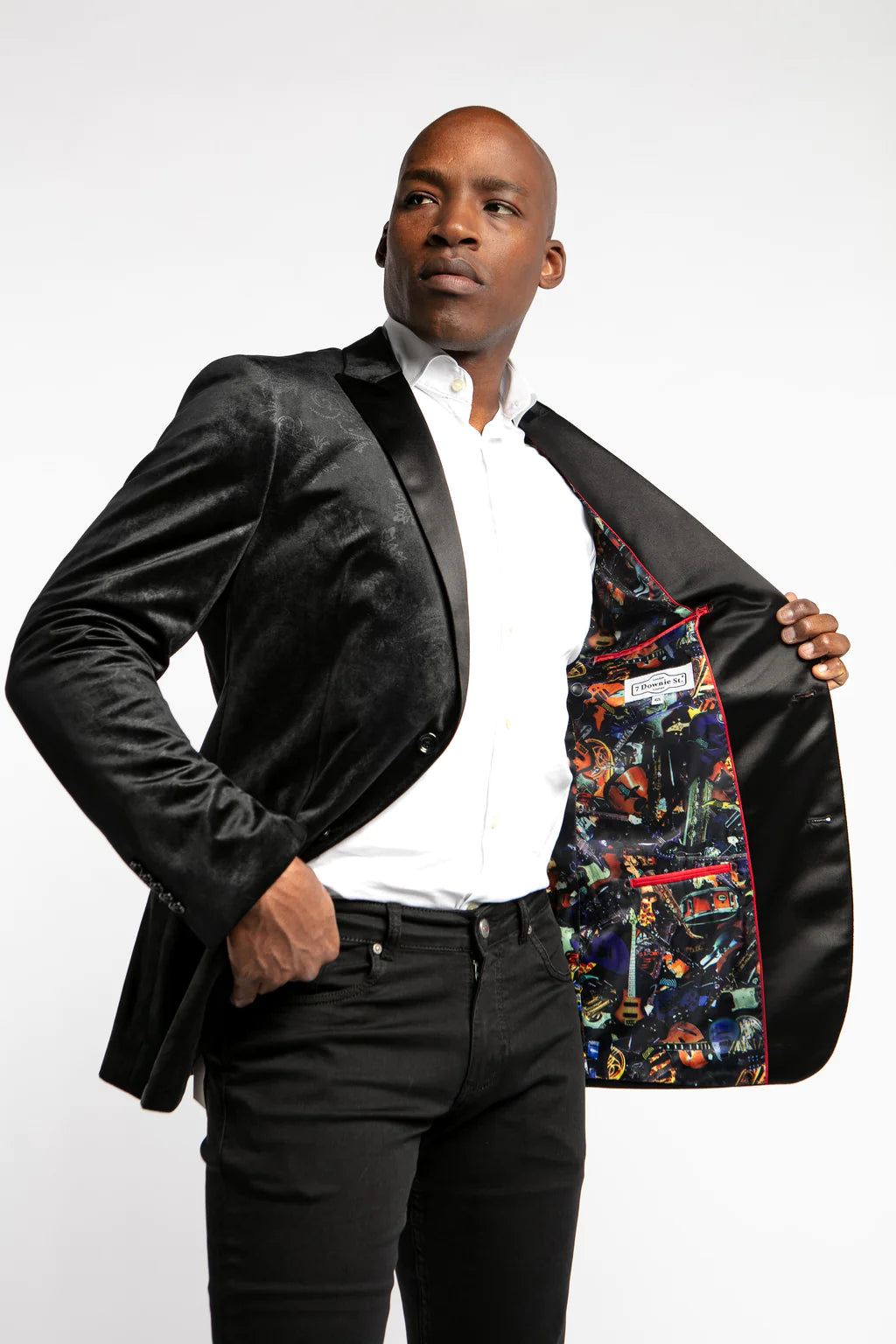 Simple, elegant, classic. The Valencia Dinner Jacket is perfect for your next formal event.