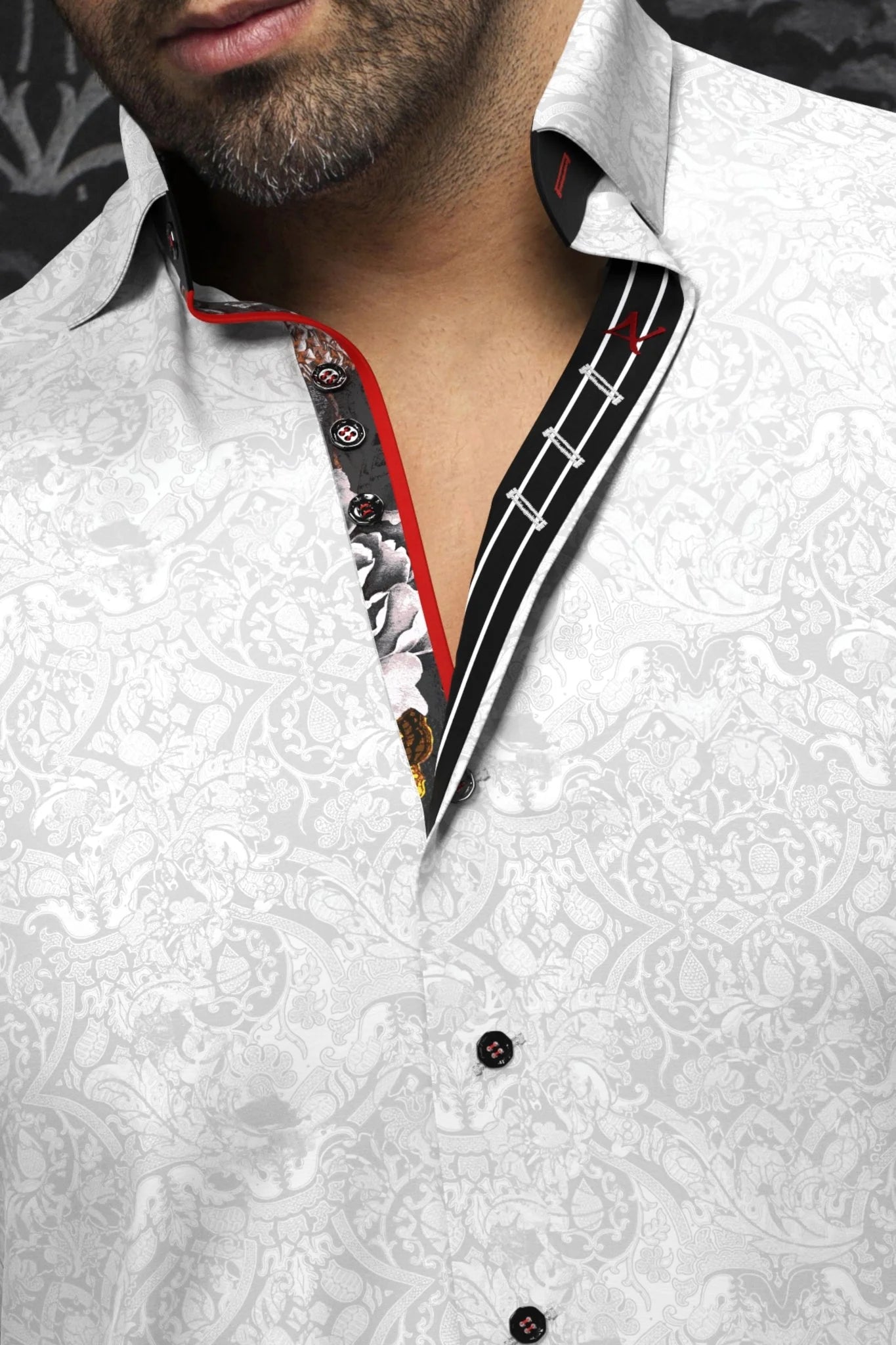 Shirt casual dress fashion for men 98% cotton and 2% Spandex for optimum comfort. Distinguish yourself with contrasting patterns and sophisticated details. Comfortable with premium stretch cotton fabric. 