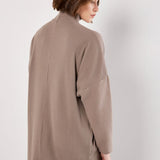 Apricot Thick Rib Cocoon Sweater