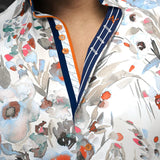 Shirt casual dress fashion for men 98% cotton and 2% Spandex for optimum comfort. Distinguish yourself with contrasting patterns and sophisticated details. Comfortable with premium stretch cotton fabric. 