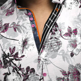 Shirt casual dress fashion for men 98% cotton and 2% Spandex for optimum comfort. Distinguish yourself with contrasting patterns and sophisticated details. Comfortable with premium stretch cotton fabric. 