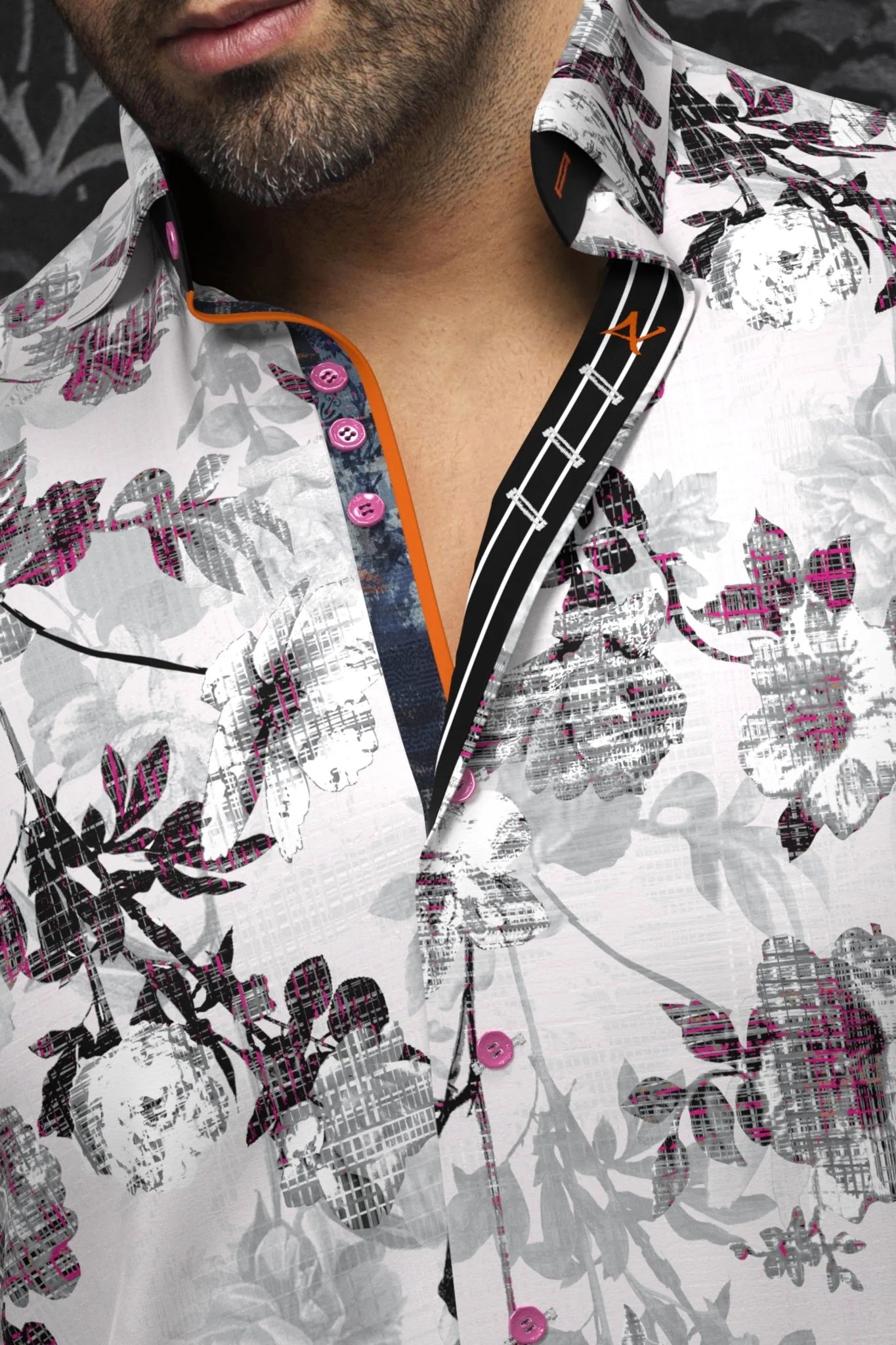 Shirt casual dress fashion for men 98% cotton and 2% Spandex for optimum comfort. Distinguish yourself with contrasting patterns and sophisticated details. Comfortable with premium stretch cotton fabric. 
