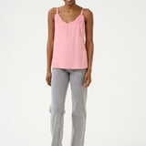 A basic wardrobe essential with an elevated look! The Cream Anna Top is a cami you’re sure to love – it features a classic colour and its comfortable, adjustable straps make it a top that's sure to win you over. Classy enough for a meeting, yet fun enough for drinks with friends? Yes please!