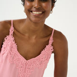 A basic wardrobe essential with an elevated look! The Cream Anna Top is a cami you’re sure to love – it features a classic colour and its comfortable, adjustable straps make it a top that's sure to win you over. Classy enough for a meeting, yet fun enough for drinks with friends? Yes please!