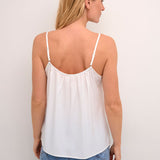 A basic wardrobe essential with an elevated look! The Cream Anna Top is a cami you’re sure to love – it features a classic colour and its comfortable, adjustable straps make it a top that's sure to win you over. Classy enough for a meeting, yet fun enough for drinks with friends? Yes please!