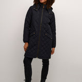 Crafted with a loose fit design, this midi-length coat features long sleeves and is woven from top-tier material. This elegant piece provides a balanced blend of style and function, making it ideal for a range of settings.