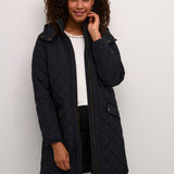 Crafted with a loose fit design, this midi-length coat features long sleeves and is woven from top-tier material. This elegant piece provides a balanced blend of style and function, making it ideal for a range of settings.
