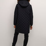 Crafted with a loose fit design, this midi-length coat features long sleeves and is woven from top-tier material. This elegant piece provides a balanced blend of style and function, making it ideal for a range of settings.