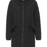 Crafted with a loose fit design, this midi-length coat features long sleeves and is woven from top-tier material. This elegant piece provides a balanced blend of style and function, making it ideal for a range of settings.