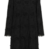 Black dress on a white background