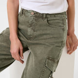 Cream Melanie Cargo Trouser Pant