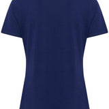 Expertly crafted for everyday wear, the Cream Naia T Shirt provides a timeless look with its classic design, short sleeves, and v neck. Made from high-quality materials, this solid shirt is a must-have basic in any wardrobe. Elevate your style with this versatile and comfortable shirt.