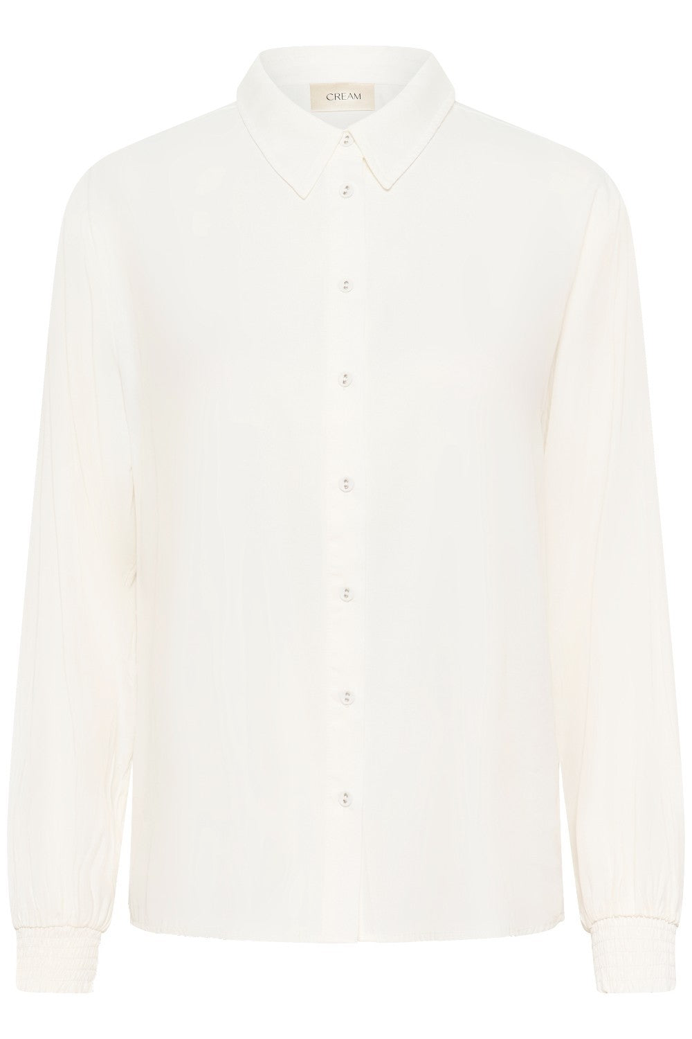 White shirt on a white background