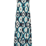 Expertly crafted for comfort and style, the Cream Tiah Dress is the perfect addition to your summer wardrobe. Featuring a maxi length and a stunning Aqua Tie Dye pattern, this dress will make you stand out in any crowd. The adjustable spaghetti straps ensure a perfect fit for any body type. Experience the ultimate blend of fashion and functionality with the Cream Tiah Dress.