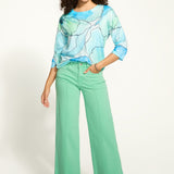 Introducing the FDJ Olivia Wide Ankle pants, designed to elevate your everyday style with its pintuck detailing and frayed bottom. These jeans are perfect for adding a touch of sophistication and edge to any outfit. Get ready to stand out from the crowd and make a statement with the FDJ Olivia Wide Ankle jeans!