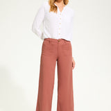 Slip into comfort and style with the FDJ Christina Wide Ankle pant. Made from a soft cotton blend, this coloured pant is perfect for all-day wear. Stay on-trend and comfortable with these stylish wide ankle pants.