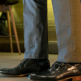 The Florsheim Sorrento Plain Toe Single Monk Strap features a rich leather upper with an elegant buckle and a sleek silhouette. The convenience of a slip on is further enhanced by the comfort of its fully cushioned leather covered footbed and soft leather linings.