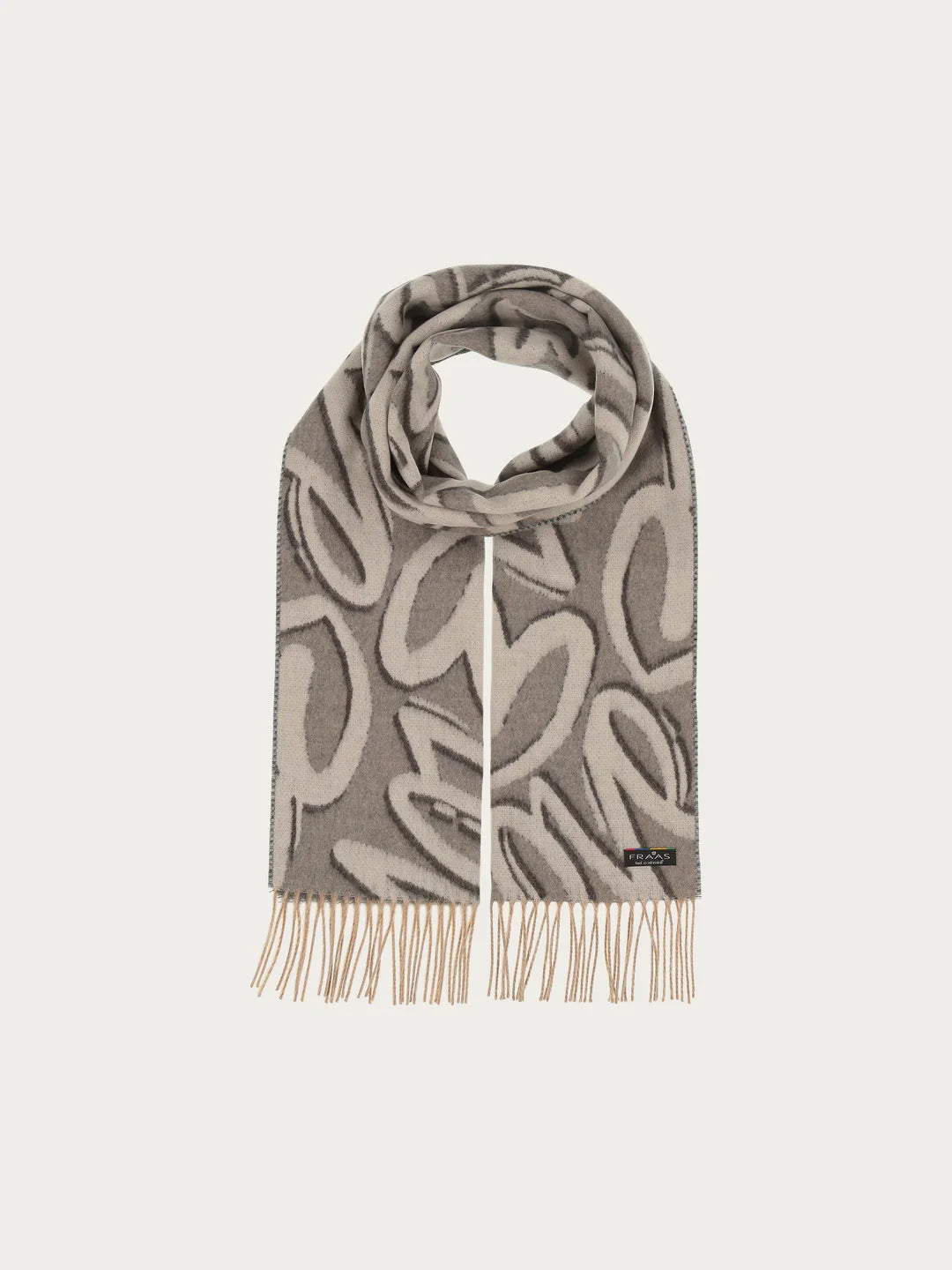 So cute: With the FRAAS cashmink scarf with heart and LOVE design, you'll be warmly wrapped up on cold winter days and will definitely be in a good mood. The scarf is 35 x 200 cm and can be combined with a casual jeans look or an elegant business outfit. The cashmink material, FRAAS' specialty, guarantees a pleasant wearing experience: soft, beautifully warm and gentle on the skin.