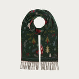 Christmas can come! The scarf with cheerful Christmas motifs from FRAAS spreads good cheer and creates a Christmas atmosphere. The woven scarf is 35 x 200 cm in size and made of extra soft cashmink, the specialty from FRAAS. Keeps out the cold and moisture and is also suitable for allergy sufferers. The scarf MADE IN GERMANY is the ideal companion for everyone who loves Christmas.