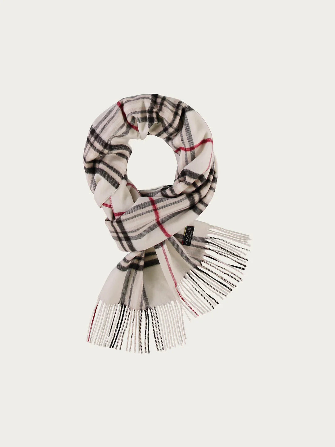 We love the cashmink scarf with the famous FRAAS check! The extra soft woven scarf keeps you warm and is also ideal for allergy sufferers because it contains no animal hair. Cashmink is made from high-quality polyacrylic fibers and is elaborately processed and refined at FRAAS. The 35 x 200 cm scarf with the striking check pattern - also known as FRAAS Plaid - is MADE IN GERMANY and Oeko-Tex certified. It rounds off any outfit, whether sporty, casual or elegant.