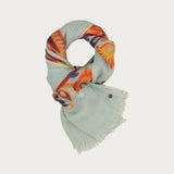 This boho style stole is playful and romantic. The 70 x 180 cm scarf from FRAAS with a floral print and openwork pattern is made from a wool blend and is the ideal accessory for cooler days. Put the stole around your shoulders or wrap it around your neck. Thanks to the bright colours of the floral print, this accessory is a real eye-catcher.