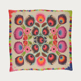 Cozy companion: The FRAAS scarf impresses with a floral print that is reminiscent of colourful peacock feathers. Whether for everyday outfits or a business look - the accessory is a real eye-catcher on every outfit. With a size of 105 x 105 cm, the scarf, which is made of pure wool, can be worn in many different ways: casually as a triangle, thrown over the shoulder as a shawl or tied around the neck to protect against the cold.