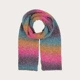 Eye-catching: the cosy knitted scarf with ombré colour gradient attracts everyone's attention. With the 35 x 180 cm scarf, cool temperatures are no longer a problem. Off you go on your next walk or shopping trip!