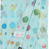 Fashionable and Sustainable! This fun polka dot scarf is the perfect addition to your summer wardrobe. Tie it in a classic scarf shape, thrown over your shoulders, or let it hang down in the breeze. Pairs well with your favourite jeans, summer dresses or work blazer. A fabulous fashion accessory that is Good for you and Good for the planet since the fibers have been recycled from plastic bottles.