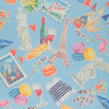 The style this season is to be fashionably sustainable! The fibers in this chic Paris inspired print have been recycled from plastic bottles. Try this versatile oversized square as a bold bandana, chic shawl, fashionable tie, or elegant headscarf. Pairs well with your favourite jeans, fashion dresses or work blazer. A fabulous fashion accessory that is Good for you. Good for the planet.