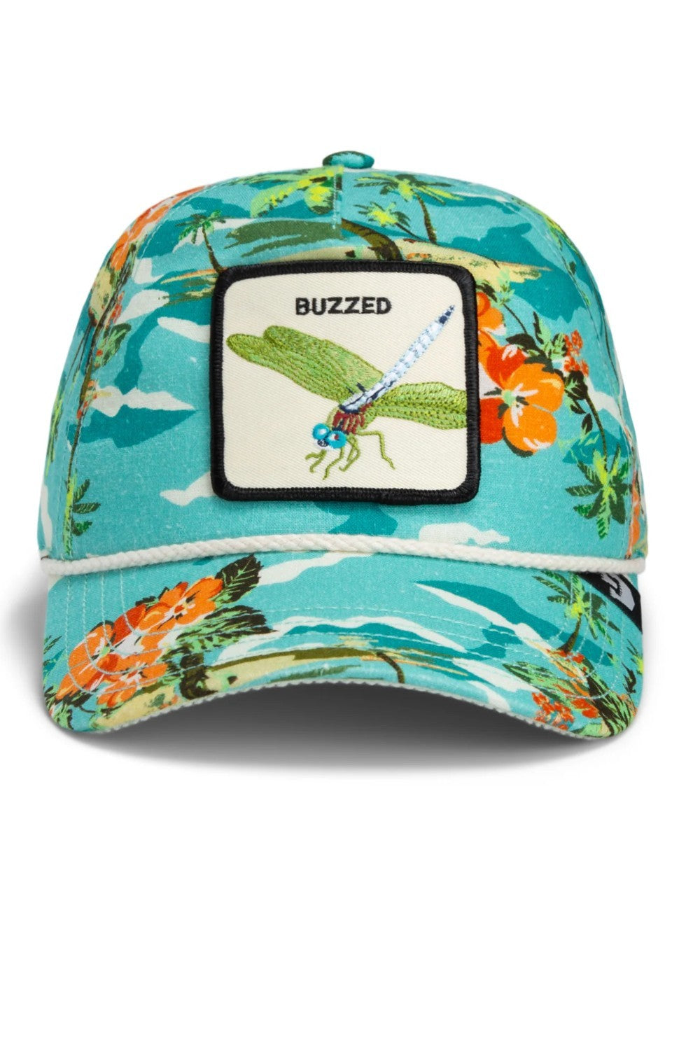 Hapy Our is all good vibes and zero regrets, the perfect wingman for boat days, pool floats, and that extra round you definitely didn’t need but ordered anyway. That relaxed fit keeps it cool, while the tropical camo says “Vacation is a state of mind.” The rope trim? That’s just a little nautical flair for your next questionable decision.