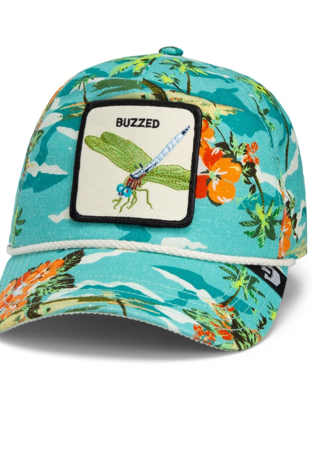 Hapy Our is all good vibes and zero regrets, the perfect wingman for boat days, pool floats, and that extra round you definitely didn’t need but ordered anyway. That relaxed fit keeps it cool, while the tropical camo says “Vacation is a state of mind.” The rope trim? That’s just a little nautical flair for your next questionable decision.