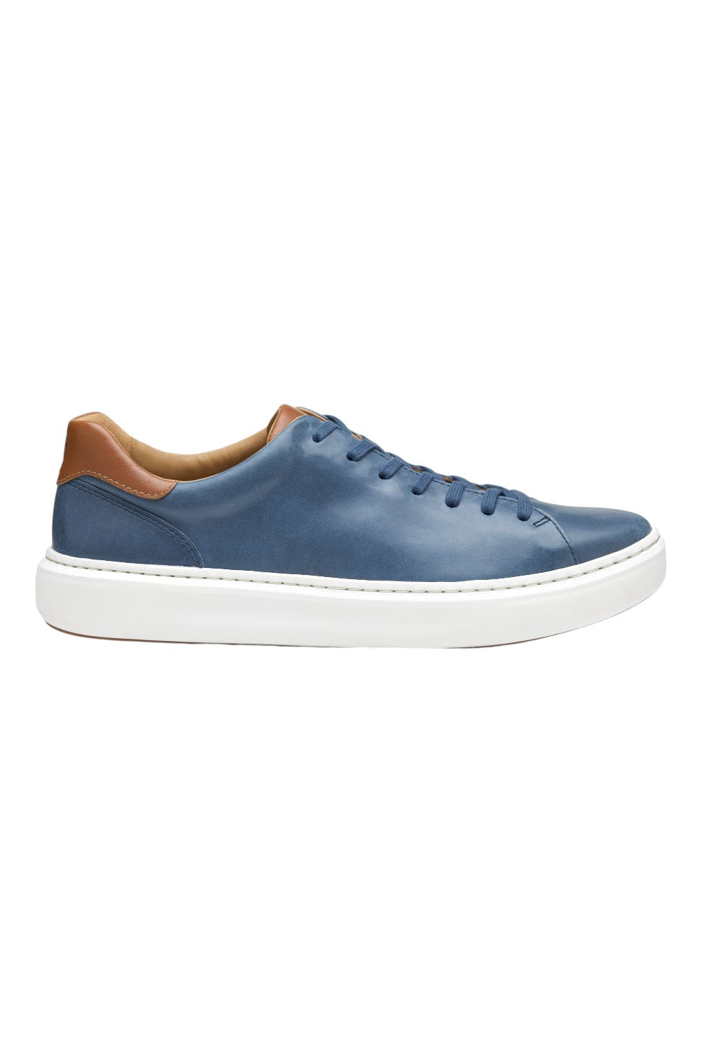 Experience superior comfort and style with Johnston & Murphy Anders Lace To Toe shoes. Crafted with full grain leather, these shoes feature a flexible, unlined construction and a molded, removable cushioned footbed for all-day comfort. The high-rebound TRUFOAM midsole provides cushioning and the rubber outsole ensures durability. Elevate your footwear game now!