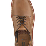 •Full grain leather uppers.
•Leather and anti-microbial polymesh lining (50% recycled).
•Linings are treated with anti-microbial protection for long-lasting wear.
•High-rebound, ultra-light TRUFOAM midsole for cushioning and comfort.
•Removable, molded footbed with memory foam.
•Flexible TRUFOAM EVA outsole with rubber pods provides lightweight, cushioned comfort.