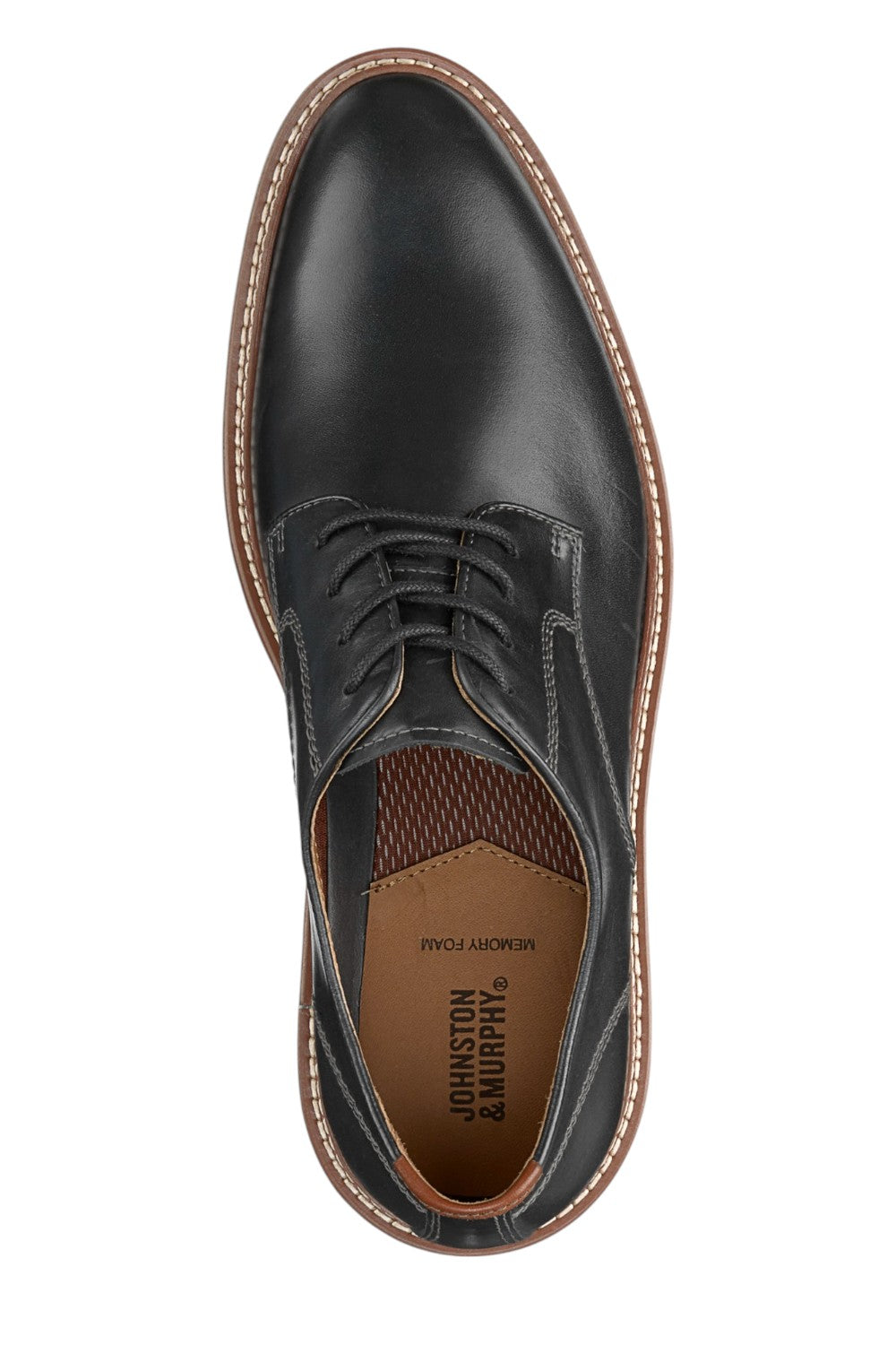 •Full grain leather uppers.
•Leather and anti-microbial polymesh lining (50% recycled).
•Linings are treated with anti-microbial protection for long-lasting wear.
•High-rebound, ultra-light TRUFOAM midsole for cushioning and comfort.
•Removable, molded footbed with memory foam.
•Flexible TRUFOAM EVA outsole with rubber pods provides lightweight, cushioned comfort.
