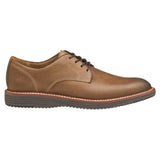 •Full grain leather uppers.
•Leather and anti-microbial polymesh lining (50% recycled).
•Linings are treated with anti-microbial protection for long-lasting wear.
•High-rebound, ultra-light TRUFOAM midsole for cushioning and comfort.
•Removable, molded footbed with memory foam.
•Flexible TRUFOAM EVA outsole with rubber pods provides lightweight, cushioned comfort.