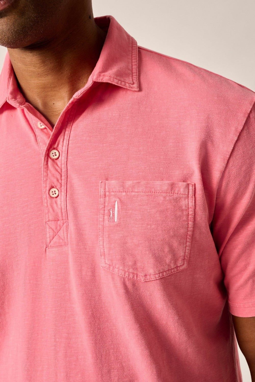 The Original 4-Button Polo is made with the same details as the one we launched the company with a couple updates. This fabric is washed for the perfect fade and extra soft feel thanks to a bit of stretch and the cut is as good today as it was in 2005.